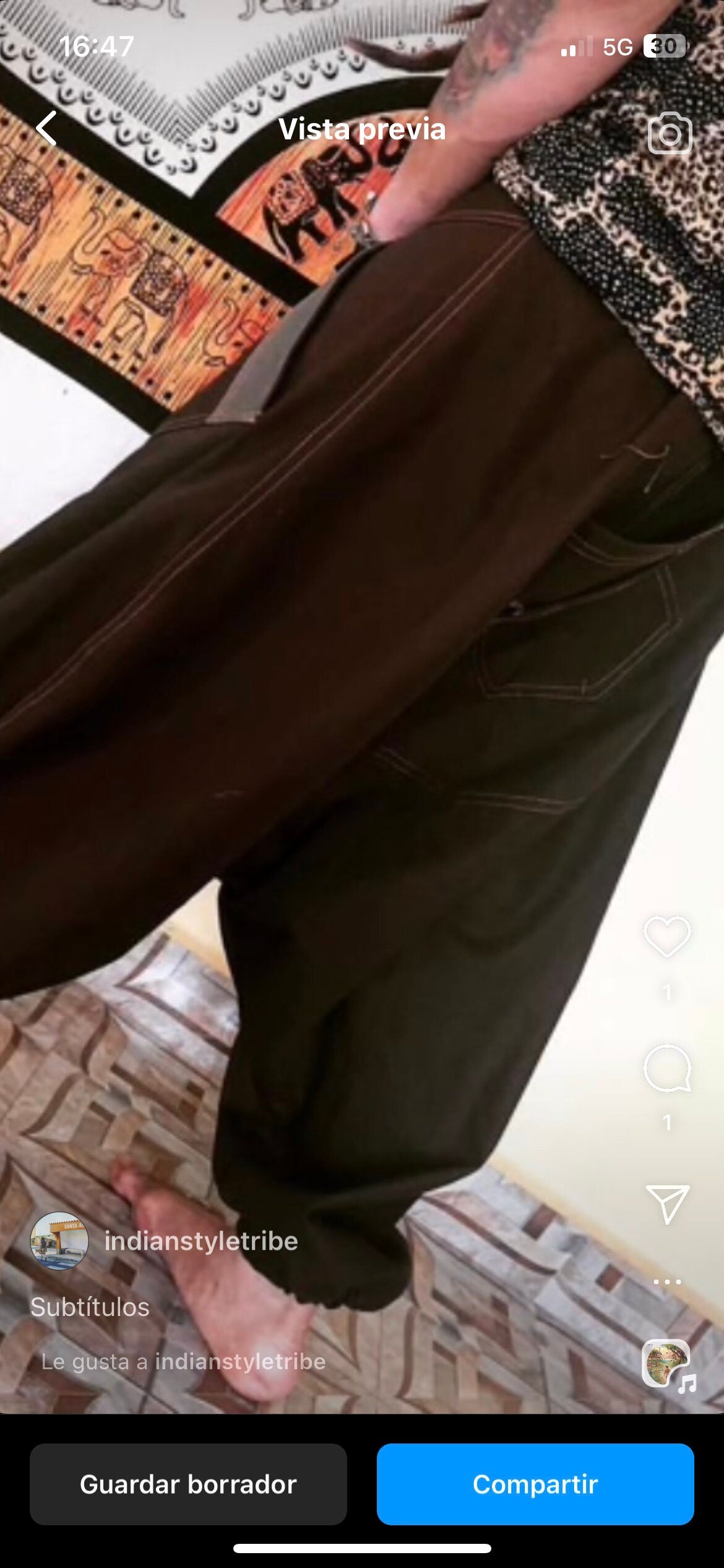 Pantalon Demim Alibaba